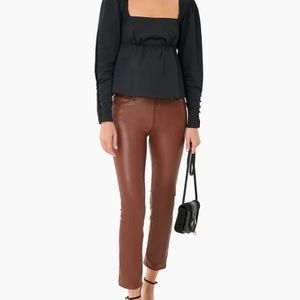 Faux Leather Mother Pants Size 29 Worn Once